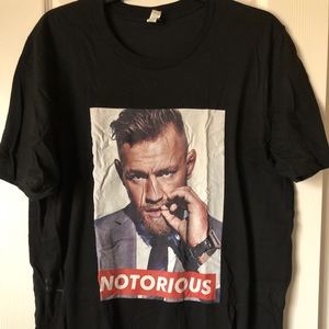 Conor McGregor large black t-shirt